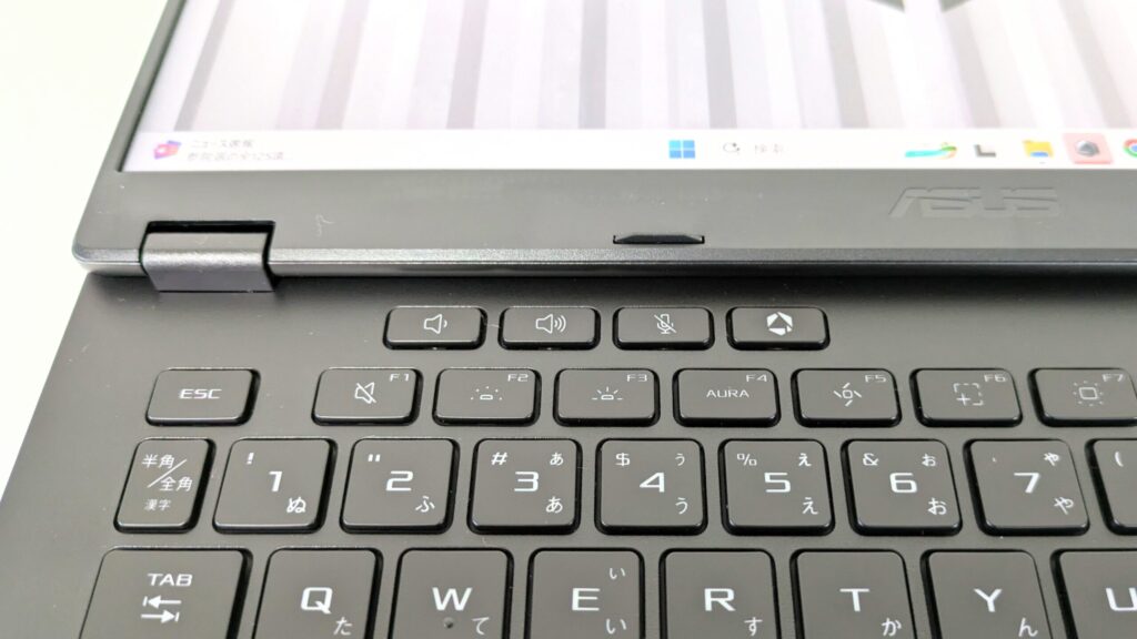 ASUS TUF Gaming A14 FA401KM キーボード ファンクションキー
