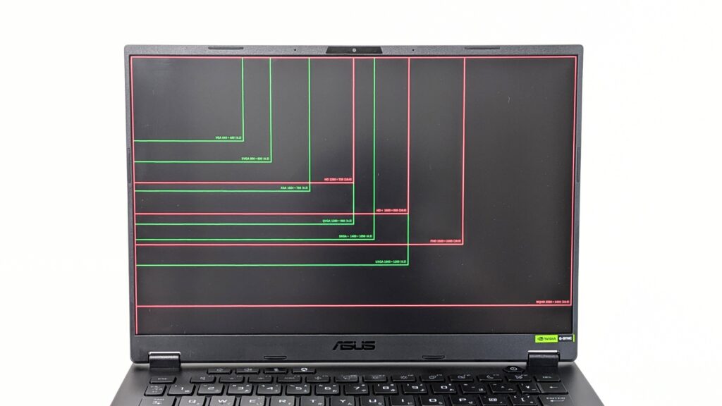 ASUS TUF Gaming A14 FA401KM ディスプレイ 解像度