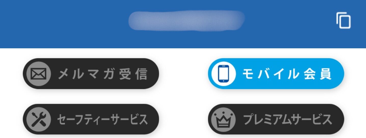 ドスパラ 会員登録 サービス一覧表示
