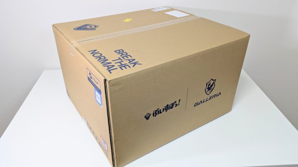 ぶいすぽコラボPCの梱包