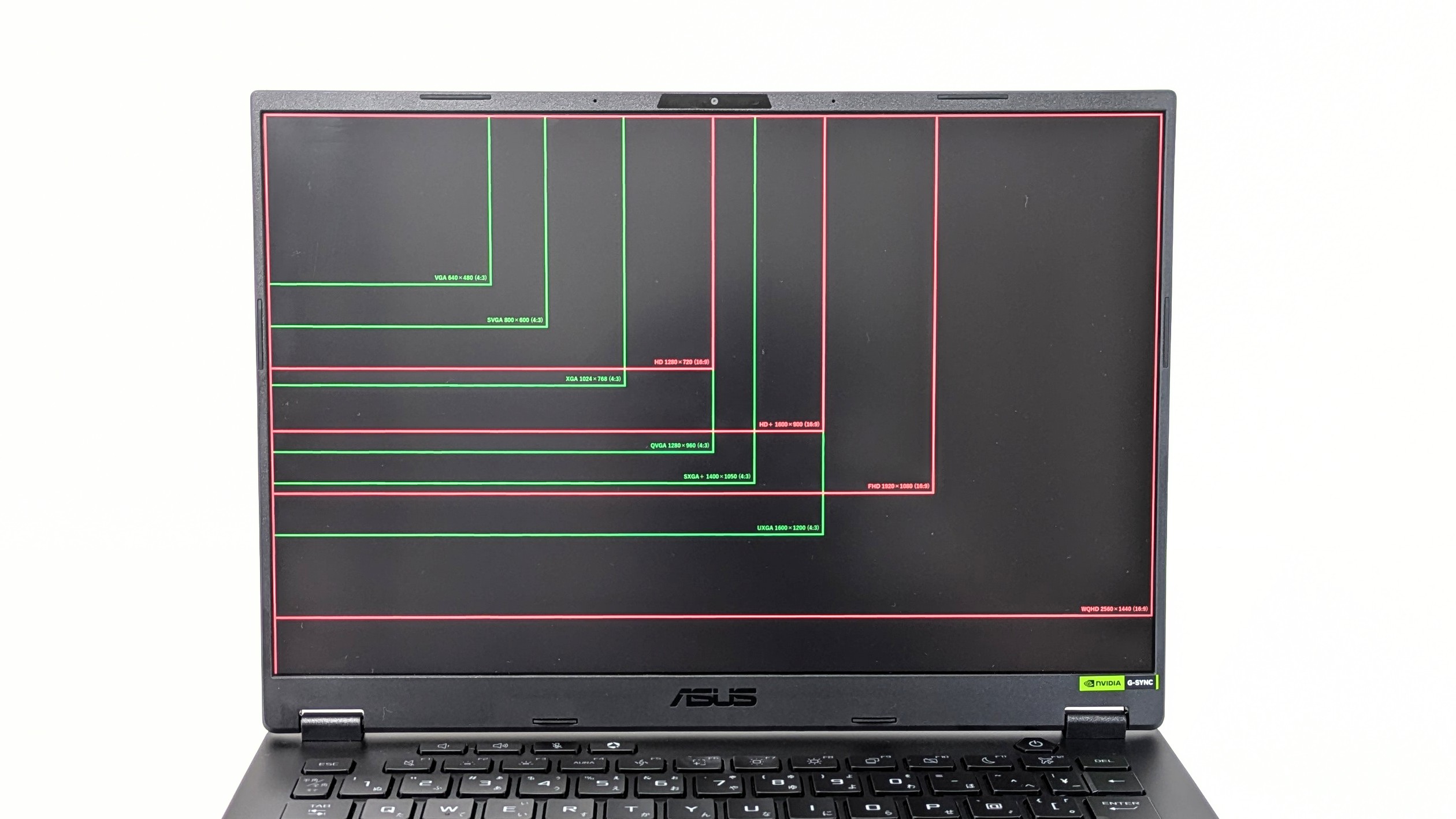 ASUS TUF Gaming A14 FA401KM ディスプレイ 解像度