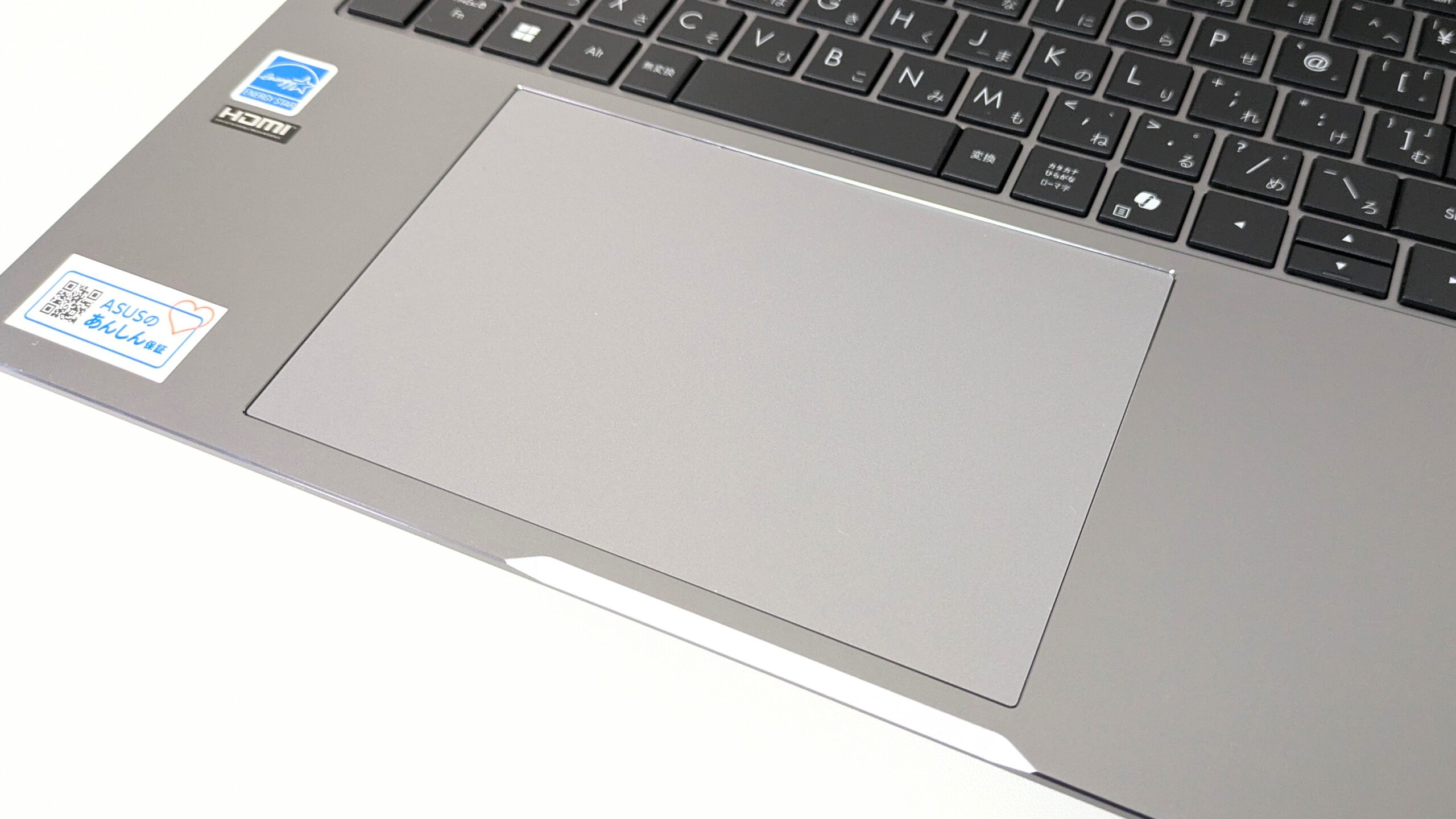 ASUS ExpertBook P3　タッチパッド